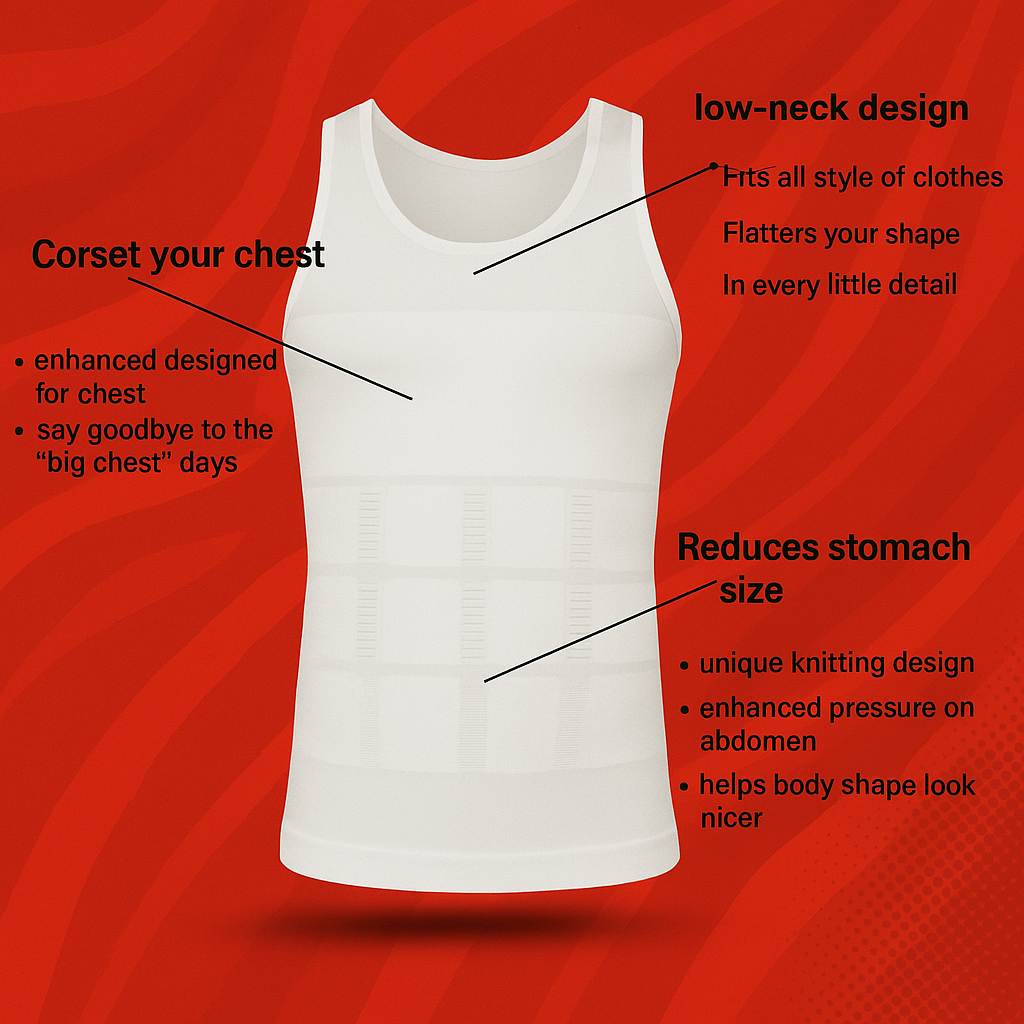 Body Shaper For Men (Buy 1 Get 1 Free)