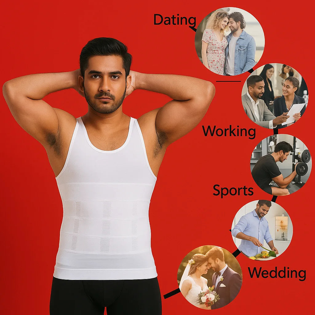 Body Shaper For Men (Get Free Gold Trimmer)